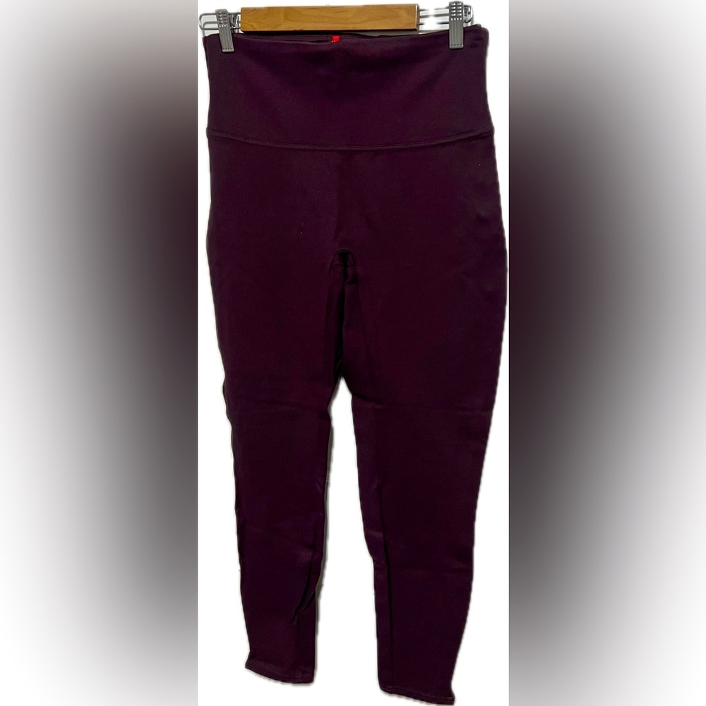 SPANX Women’s Burgundy Thick Leggings Size Large